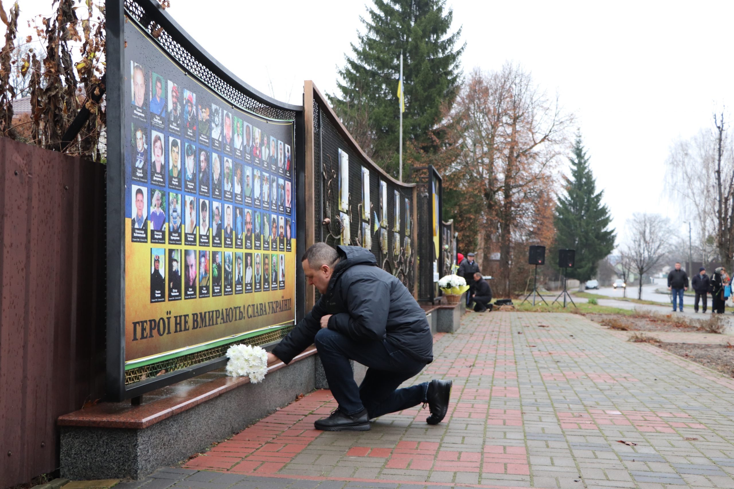 В Олевську відбувся мітинг з нагоди Дня Гідності та Свободи