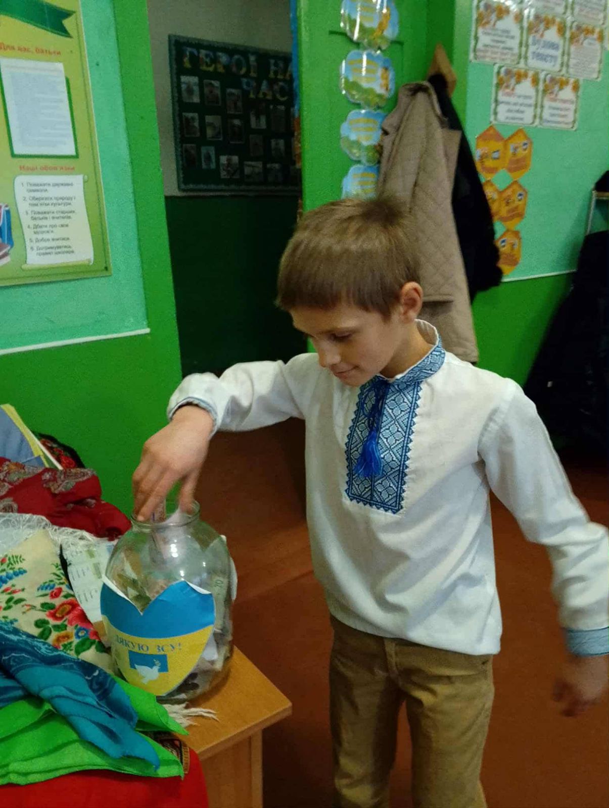 У Майданському ліцеї зібрали понад 9 тис. грн для ЗСУ